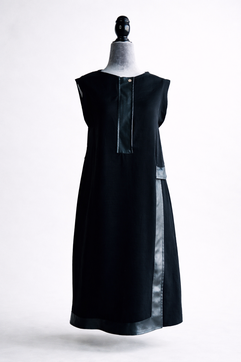 Freya Dress. Leather and Light.