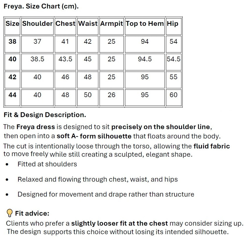 Freya Dress. Leather and Light.