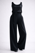Siv Palazzo Trousers. Calm Precision