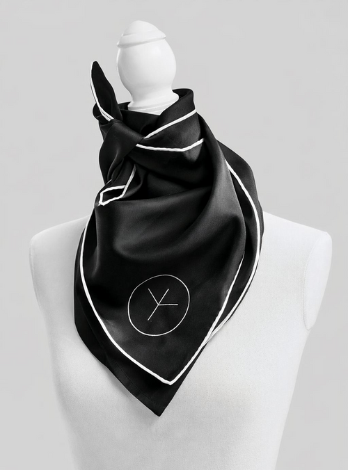 SKADI — Pure Black Silk – MØRKE Studio